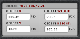 Object Position / Size