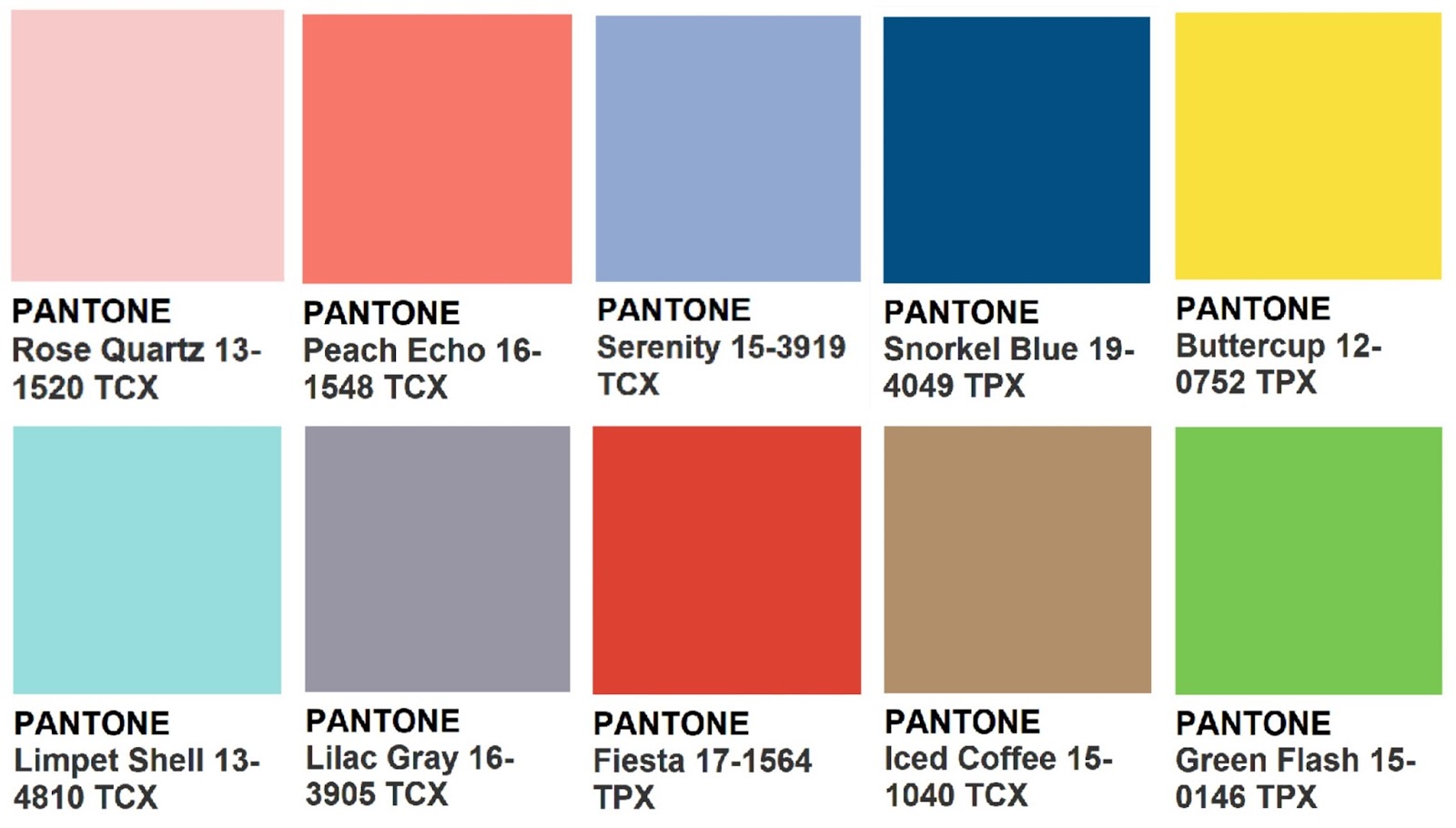 Pantone Color Matching Chart