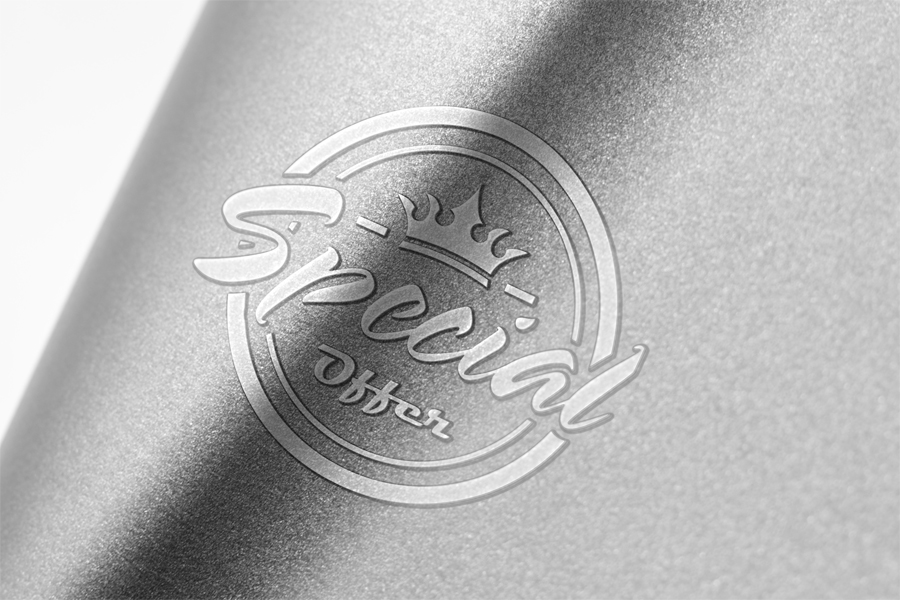 Download Free-logo-mockup-silver • Online Logo Maker's Blog