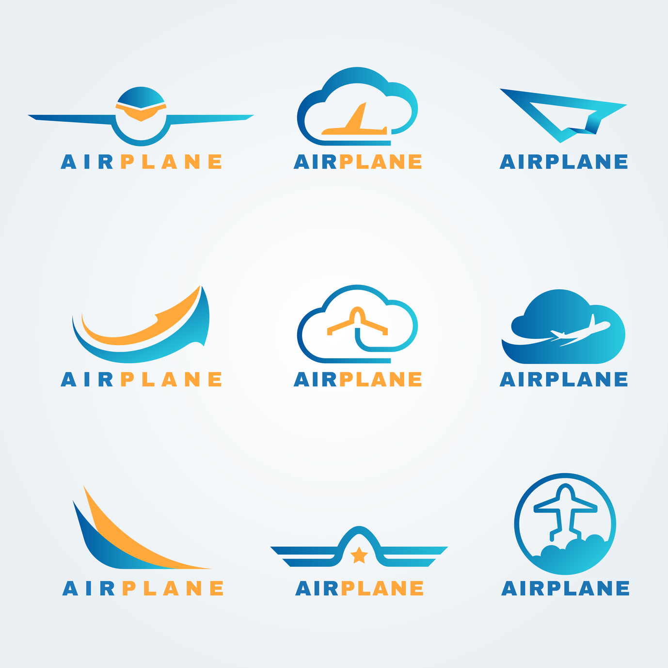 airplane logos