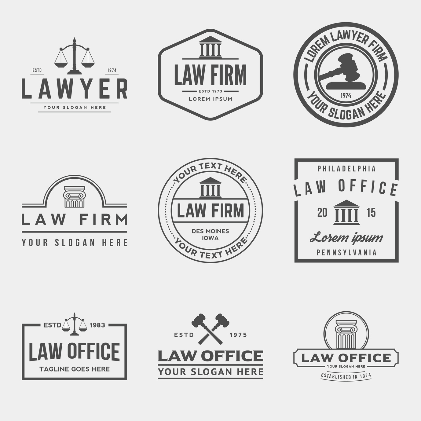 law office logos