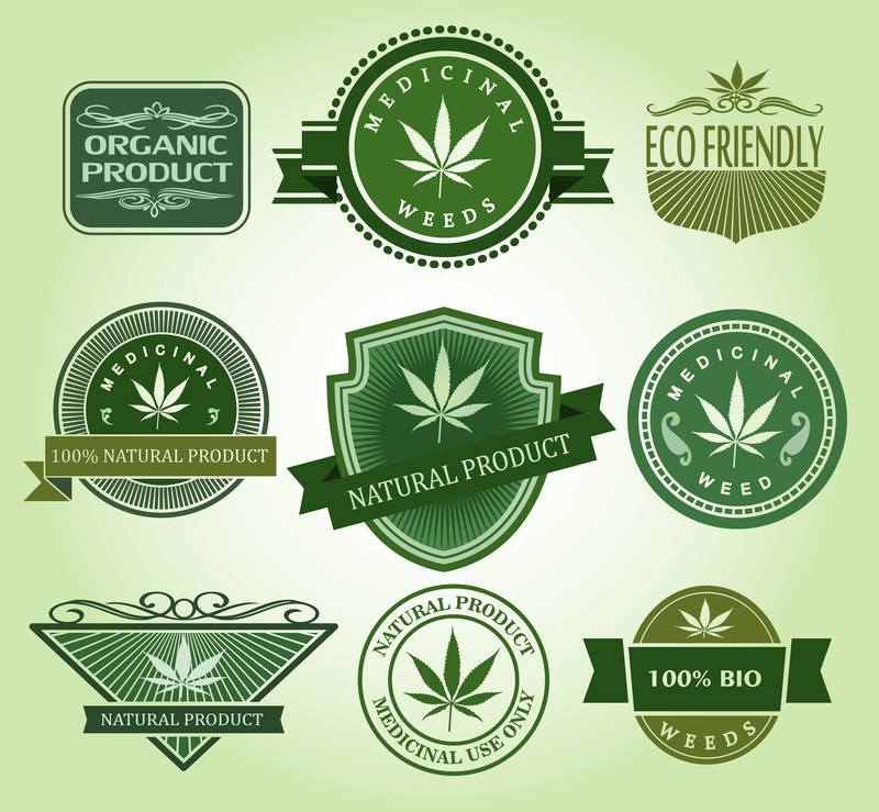 weed leaf logo